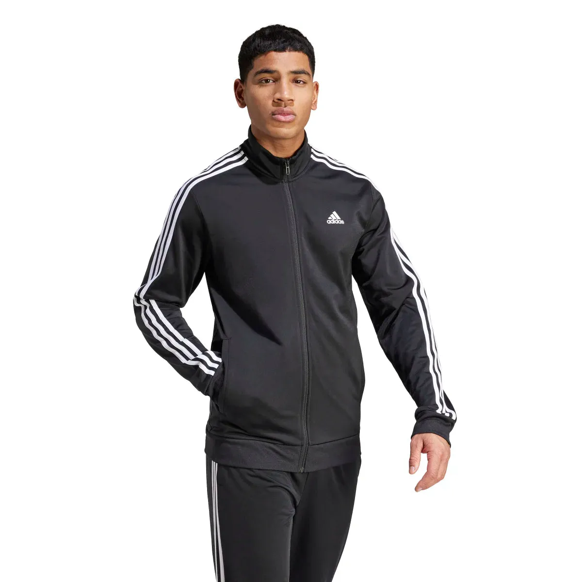 adidas Men's Warm-Up Tricot Regular 3-Stripes Track Jacket