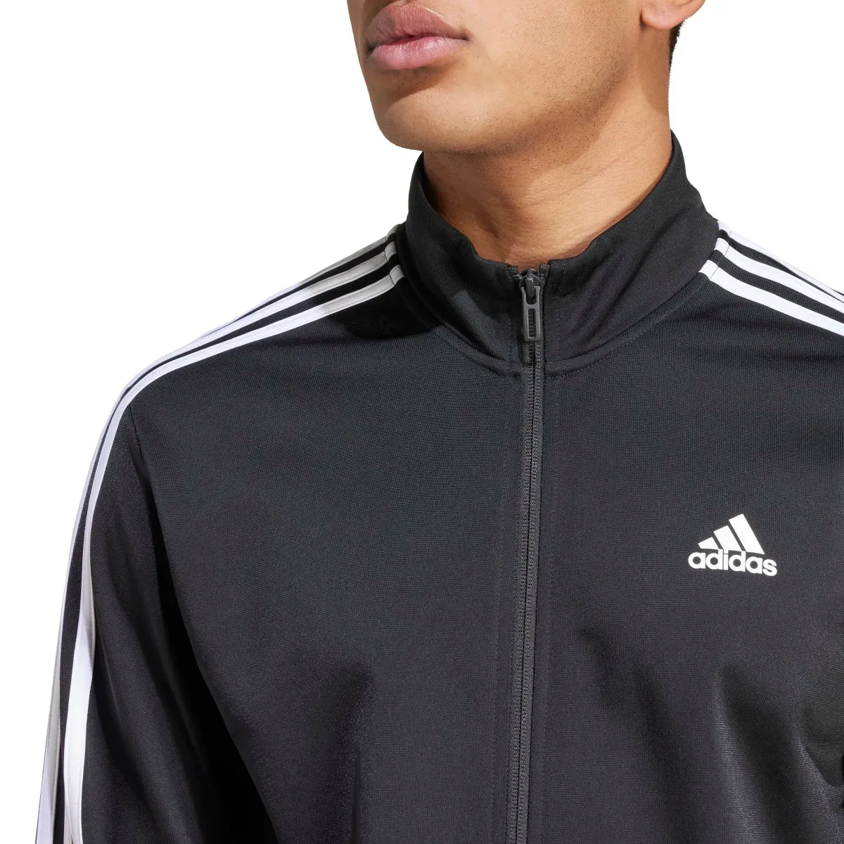 adidas Men's Warm-Up Tricot Regular 3-Stripes Track Jacket