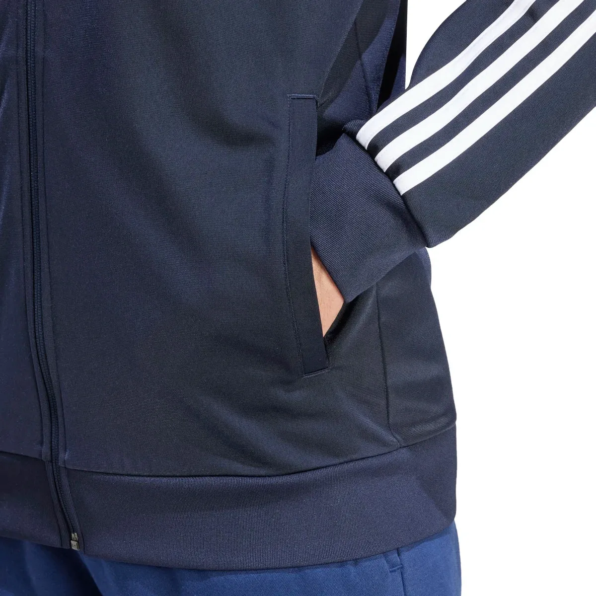 adidas Men's Warm-Up Tricot Regular 3-Stripes Track Jacket