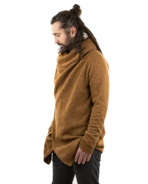 Aliteia Hooded Snood Cardigan Jacket Camel