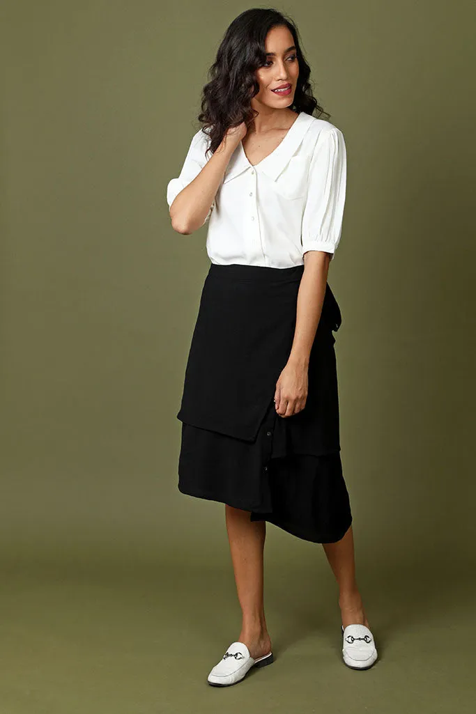 Asymmetrical Layered Skirt