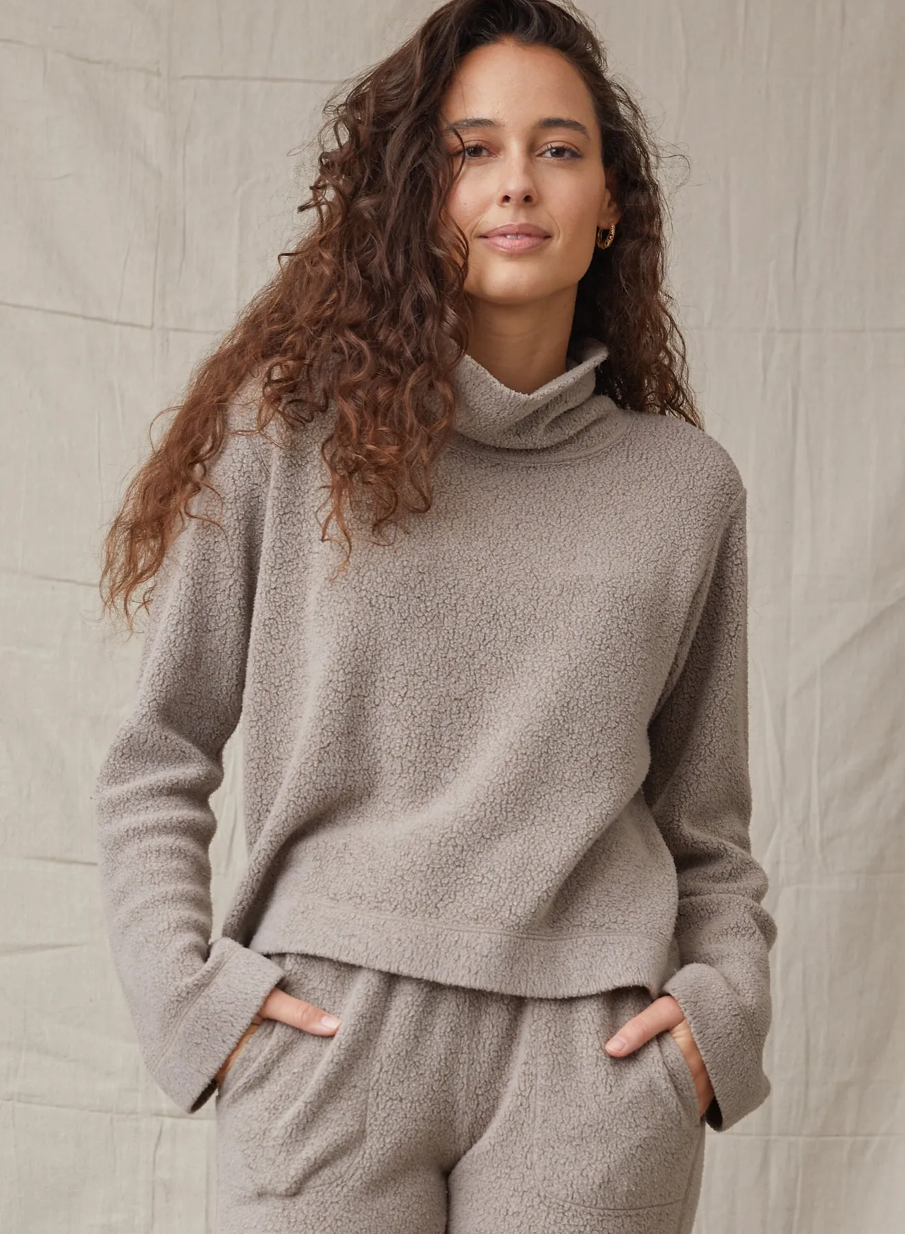 Bella Dahl - Easy Turtleneck in Concrete