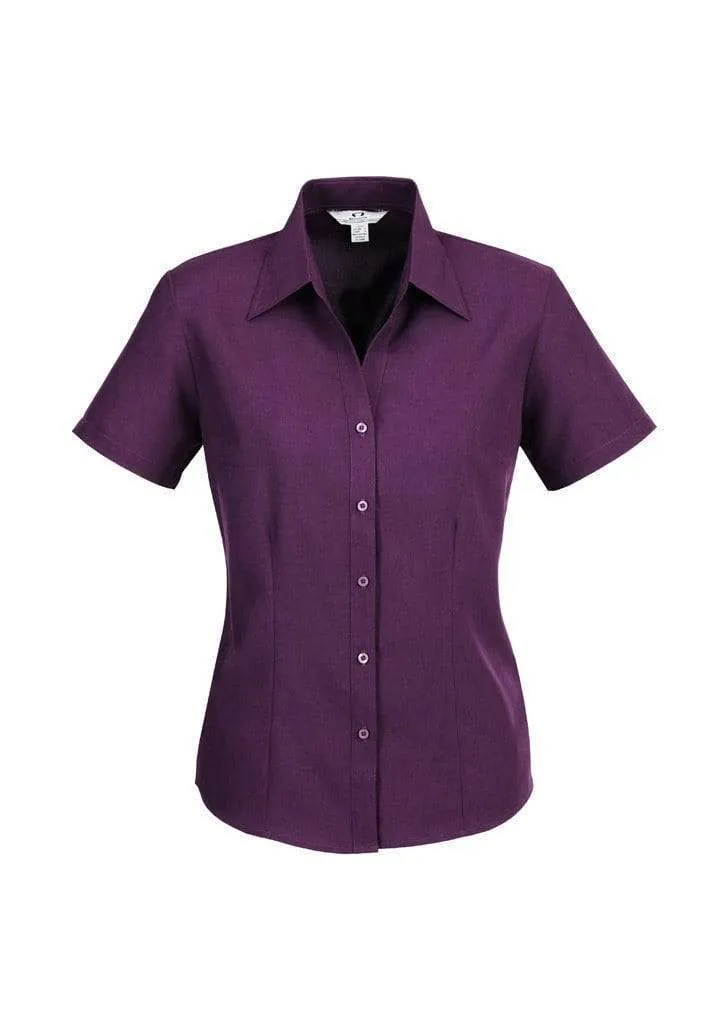 Biz Collection Women’s Plain Oasis Short Sleeve Shirt Lb3601