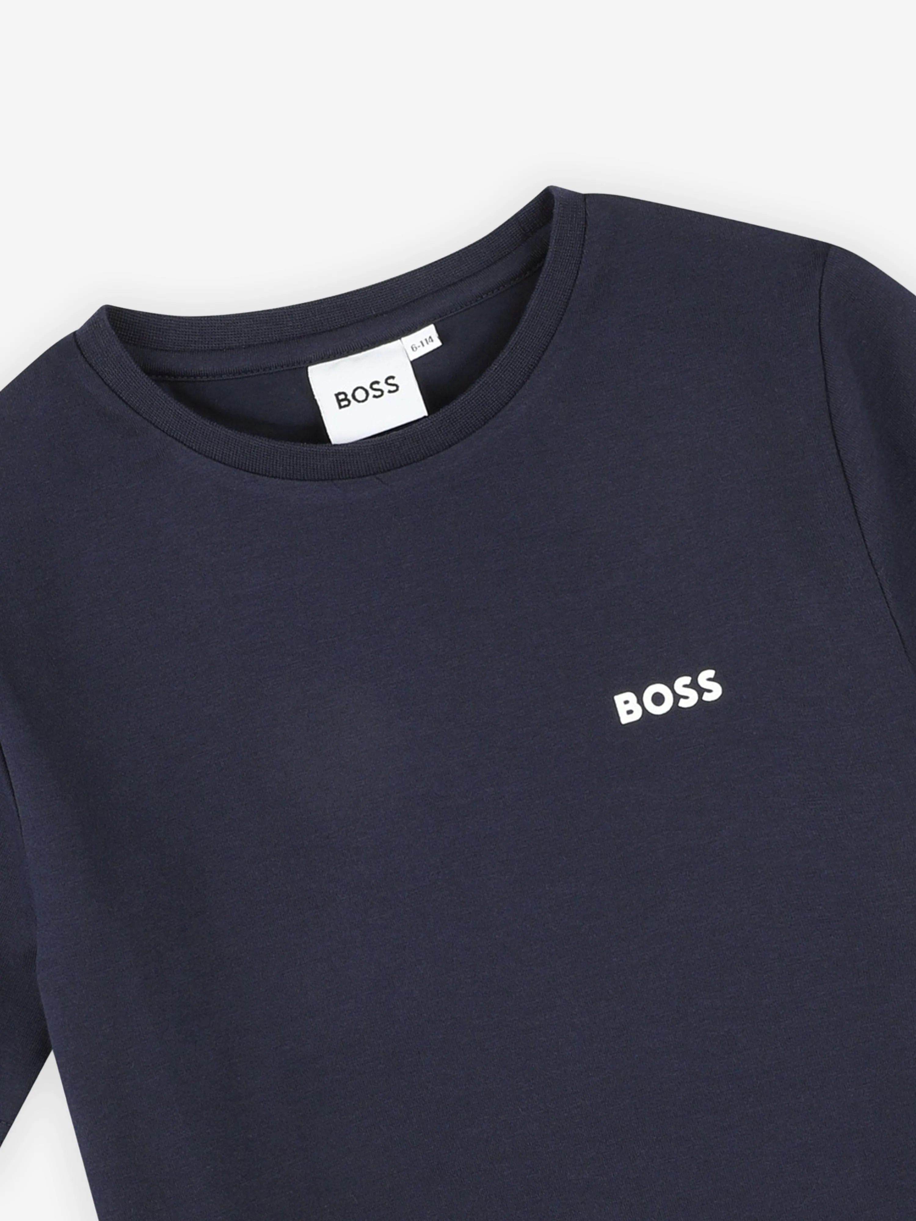 BOSS Boys Set Of 2 T-Shirts in Navy