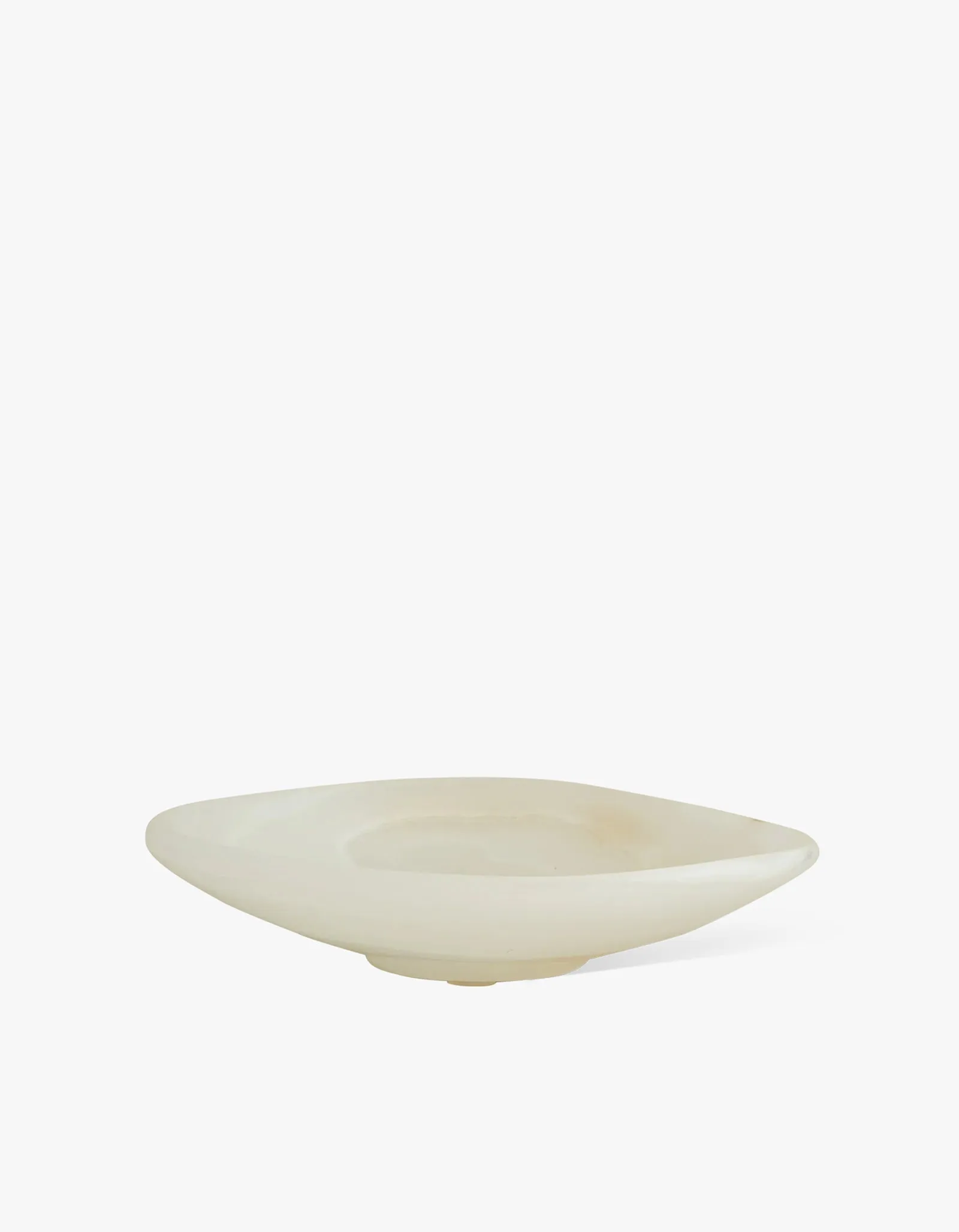 Clam Dish - White Onyx