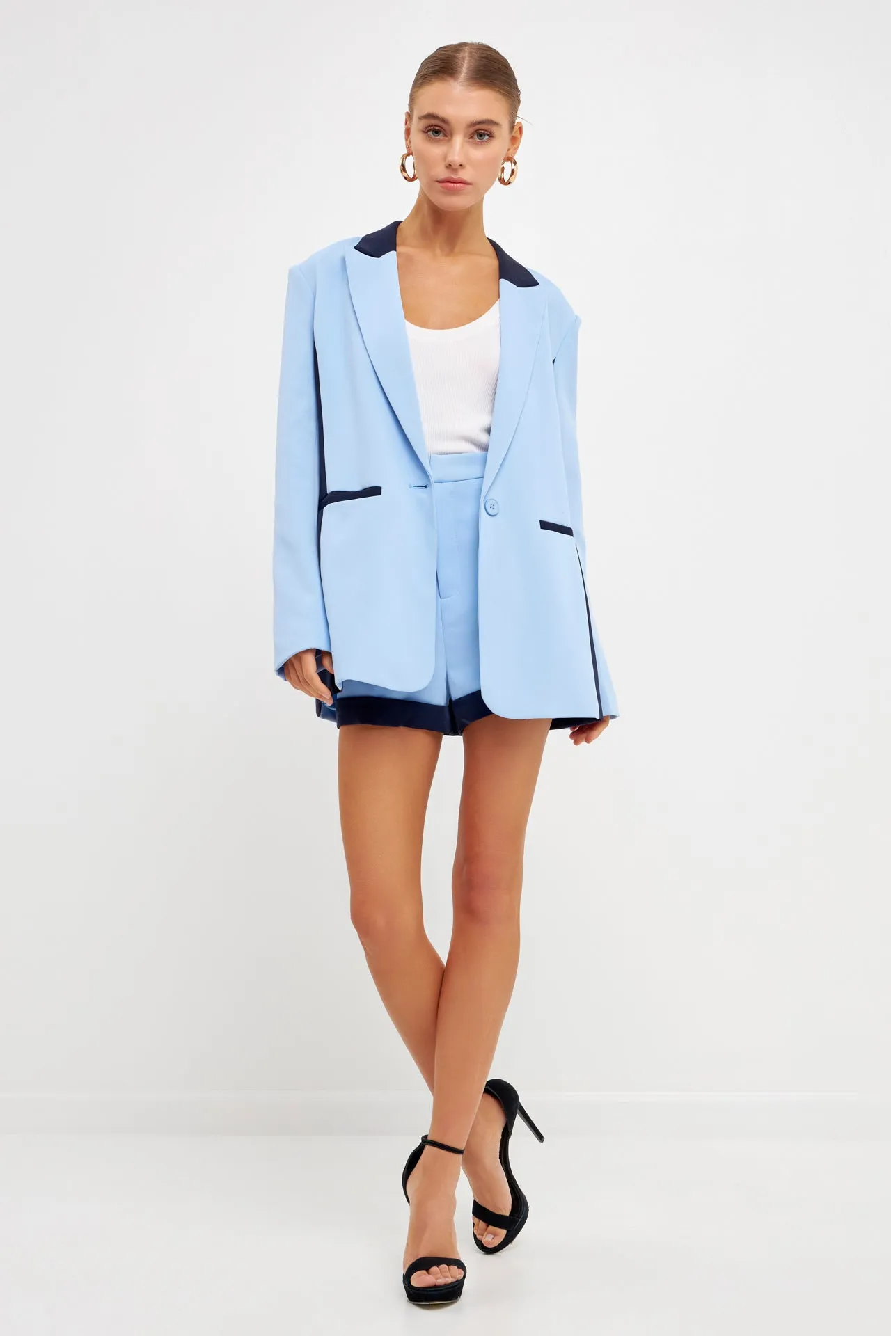 Colorblock Blazer