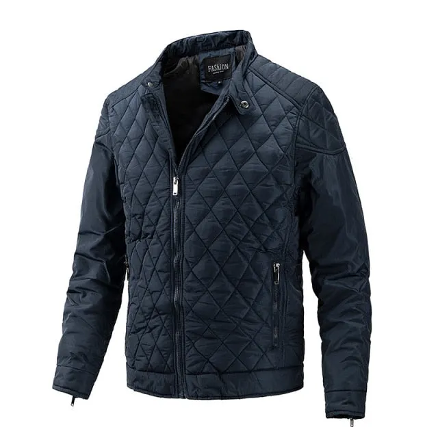 Cool Warm Diamond Pattern Jacket