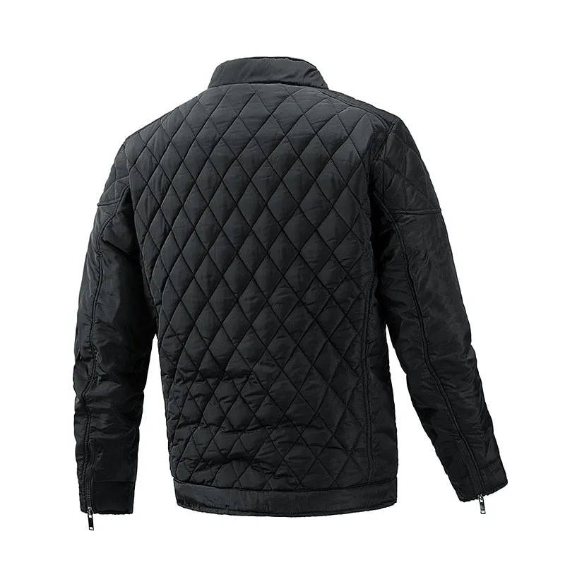 Cool Warm Diamond Pattern Jacket