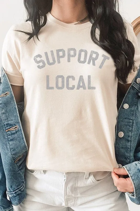 Distressed Support Local Graphic Tee *Online Only*