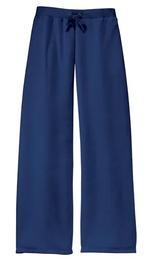 District Threads - Ladies Velour Fitted Flare Pants.  DT220