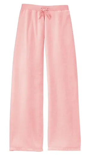 District Threads - Ladies Velour Fitted Flare Pants.  DT220