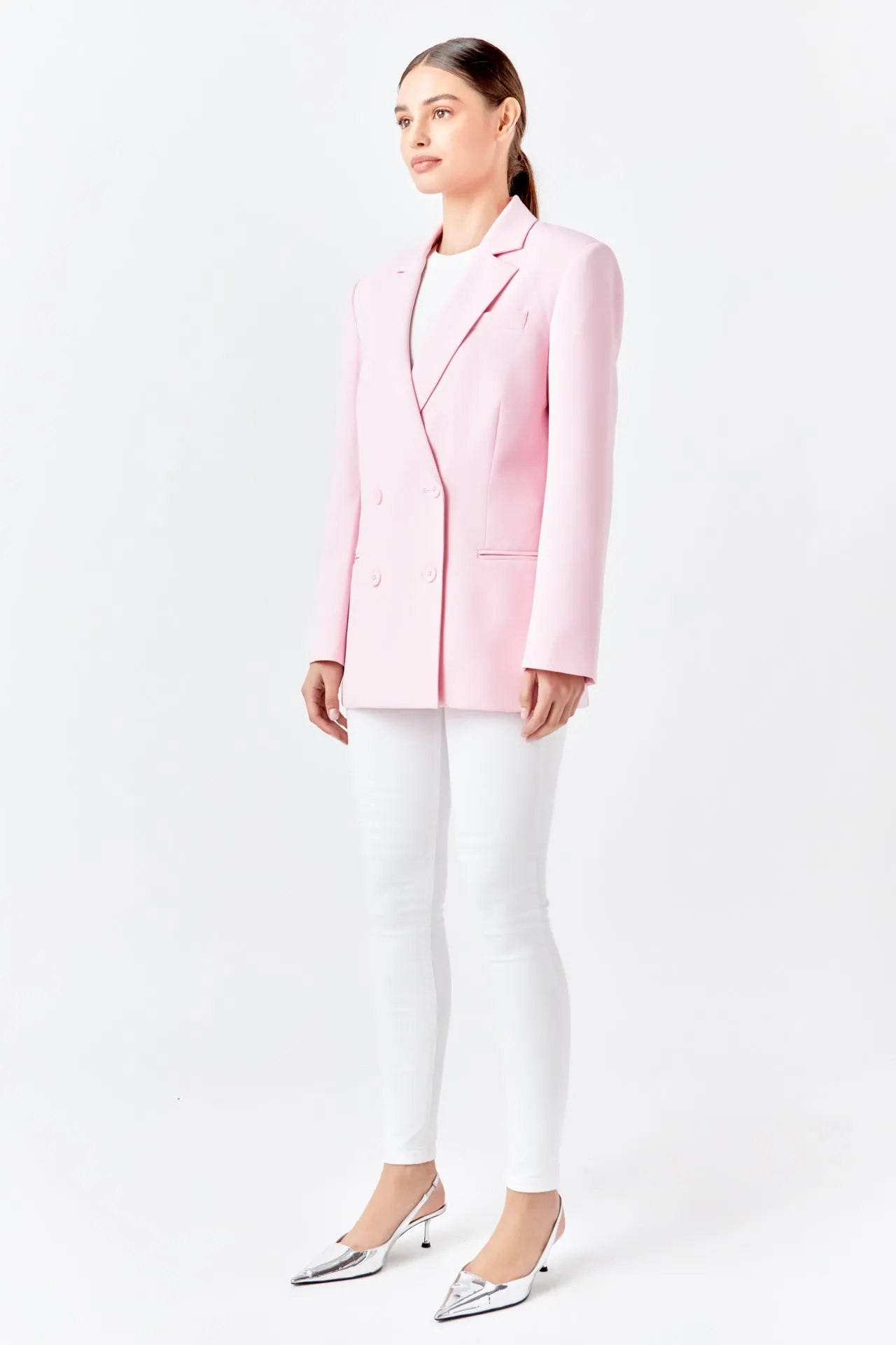 Double Breast Basic Blazer