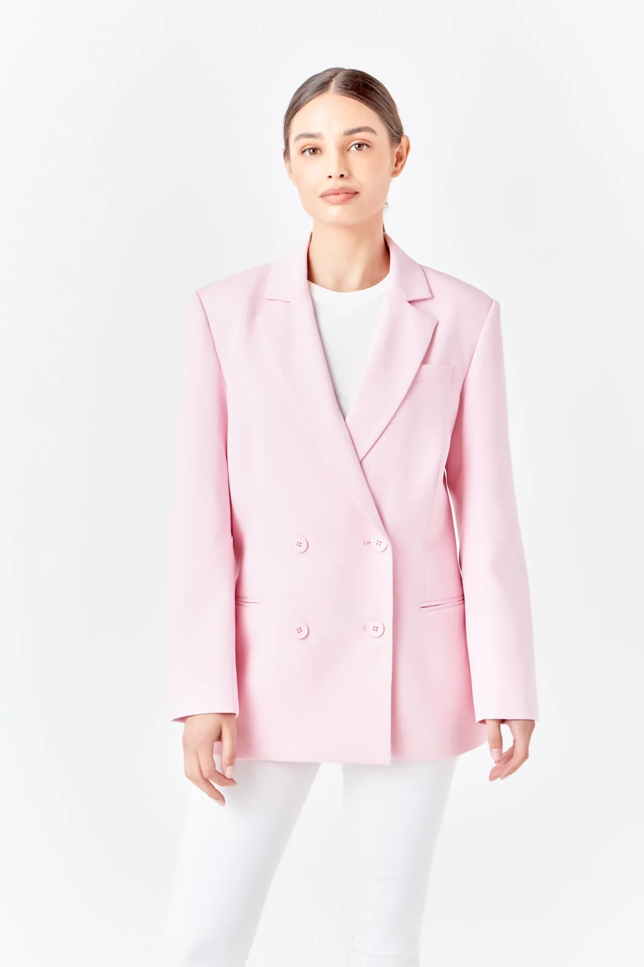 Double Breast Basic Blazer