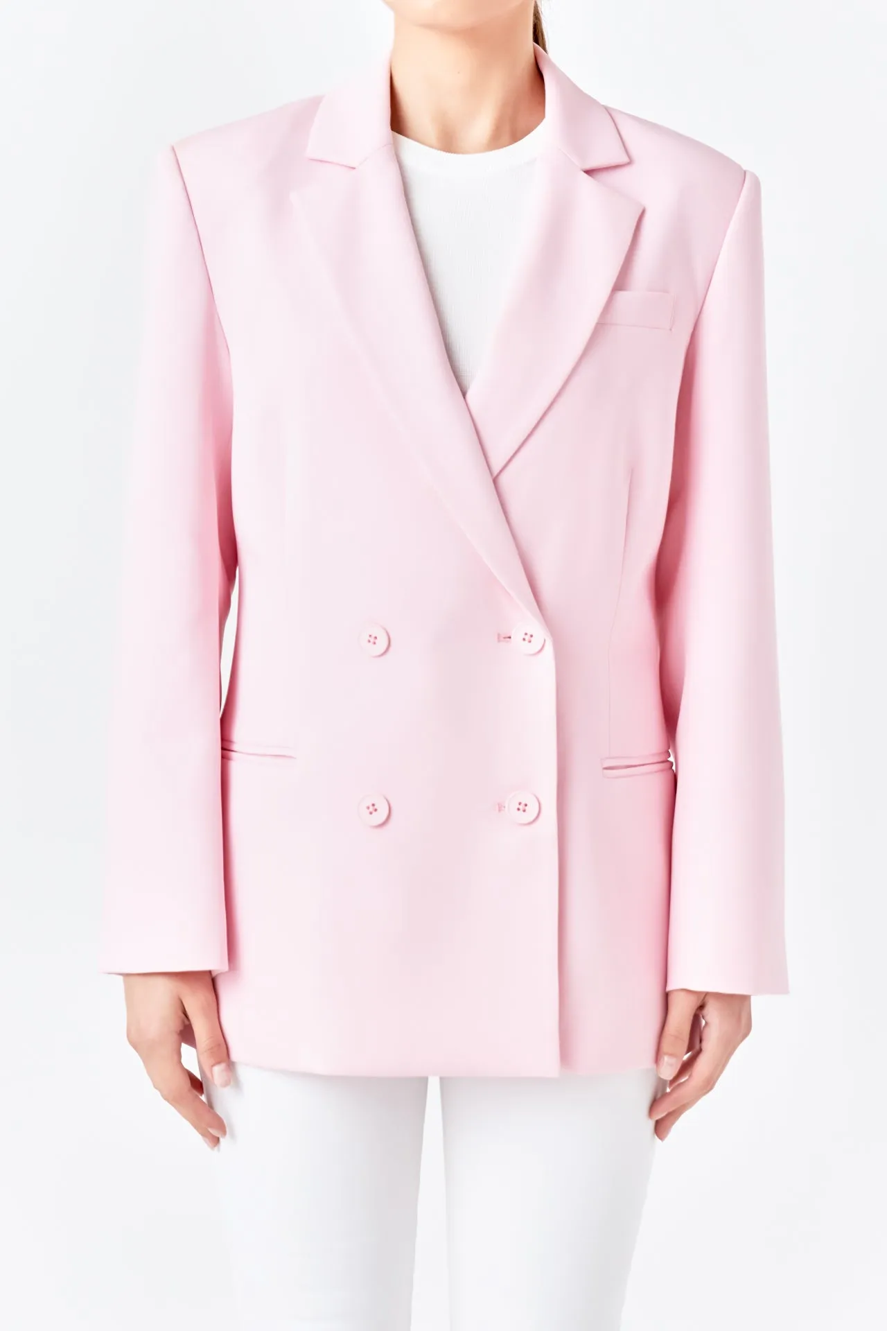 Double Breast Basic Blazer