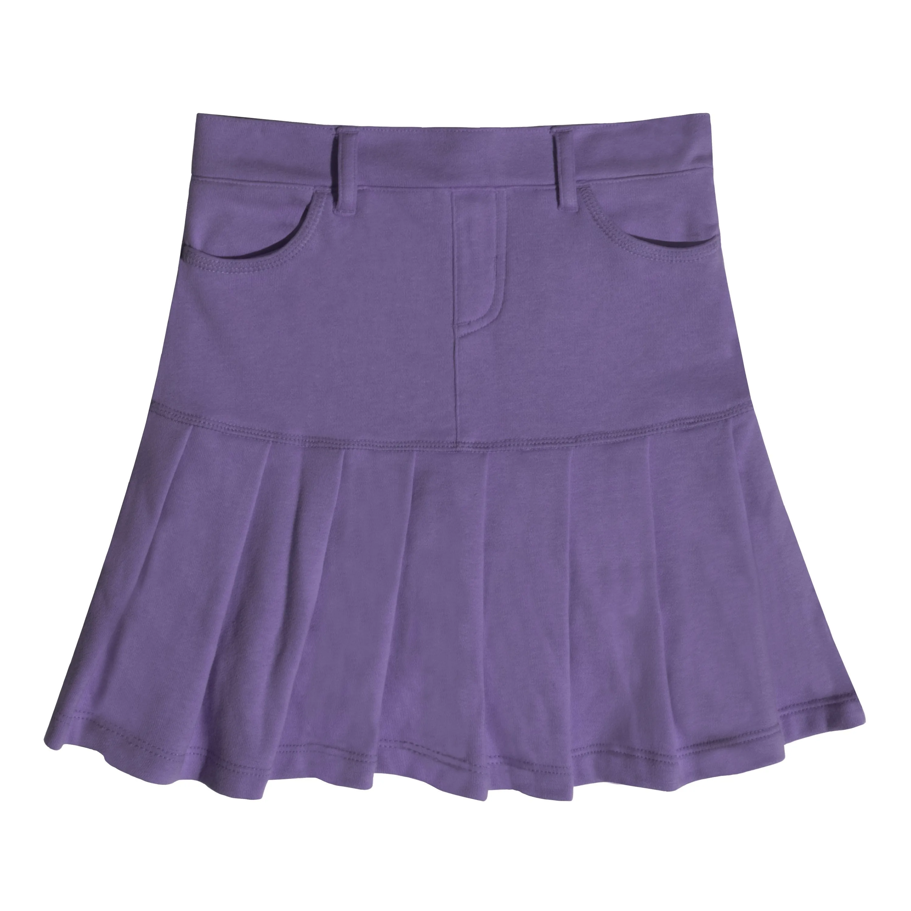 Drop Yoke Pleated Skirt