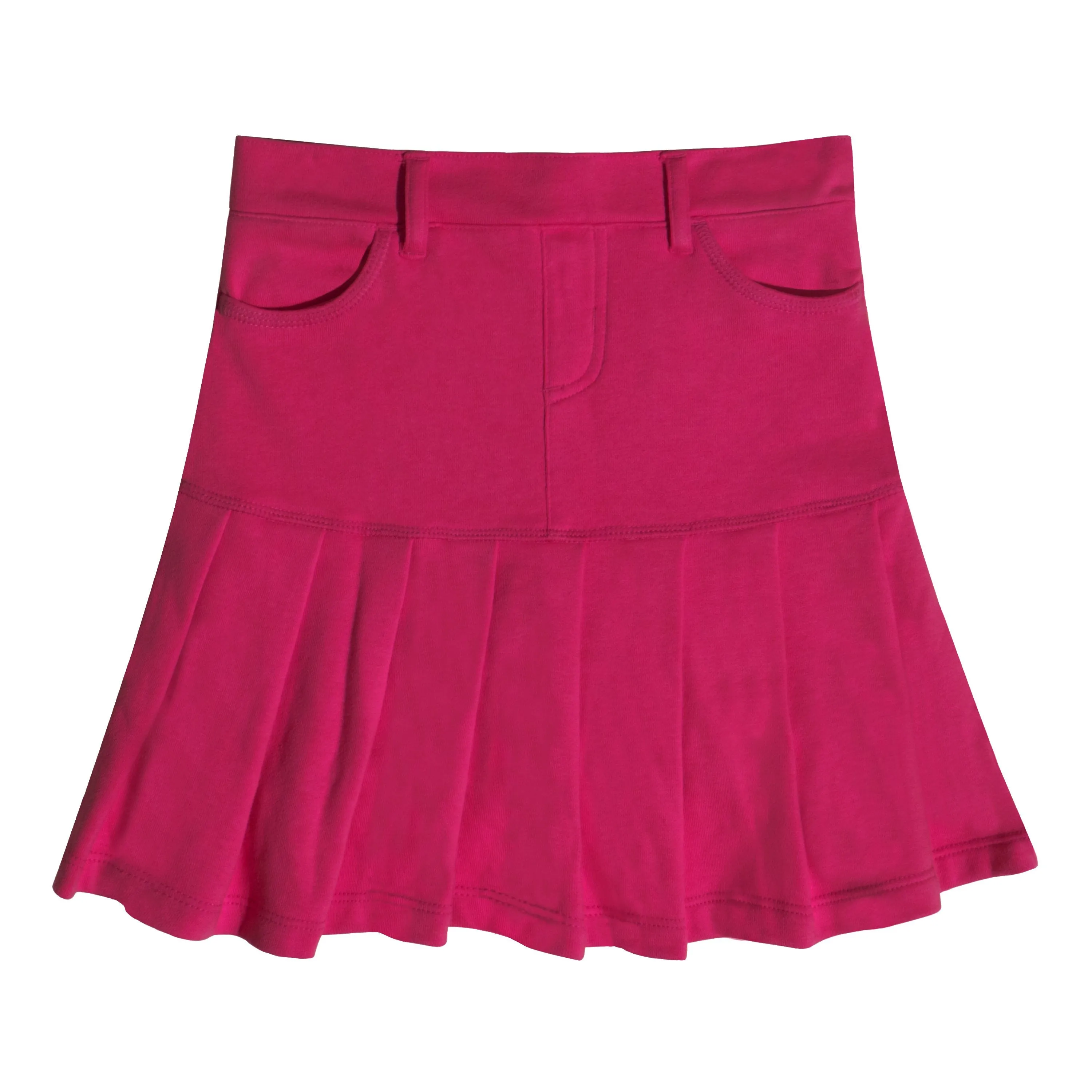 Drop Yoke Pleated Skirt