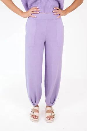 Easy Breezy Joggers - Lilac