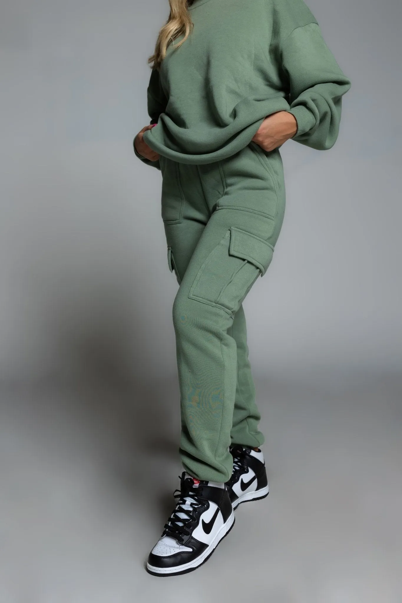 Easy Street Fleece Cargo Joggers