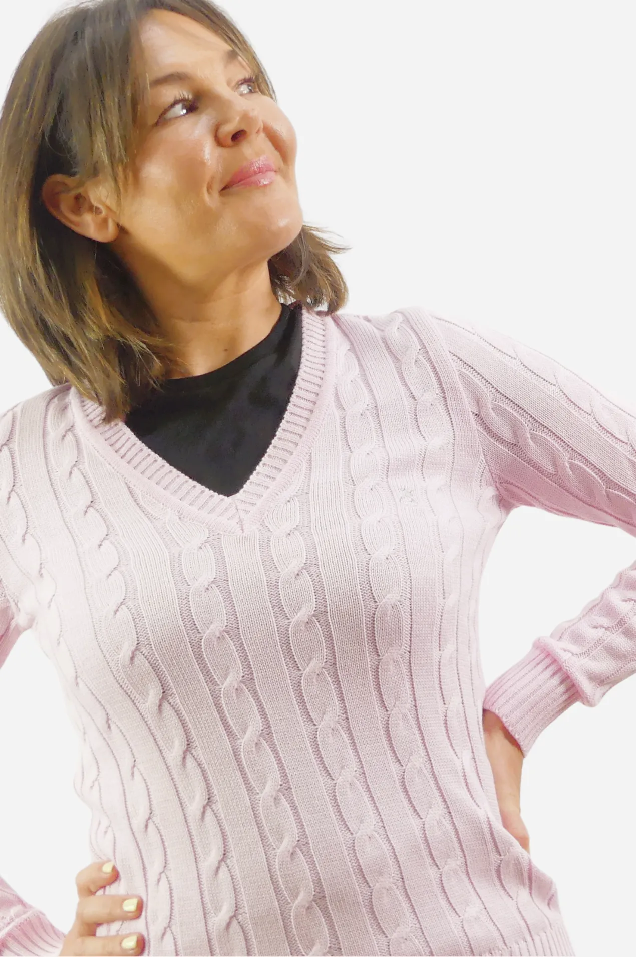 Epona Elite Coco V-Neck Knit Jumper