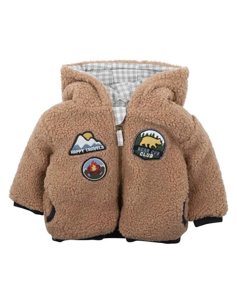 FOX & FINCH SHERPA CUB CLUB JACKET