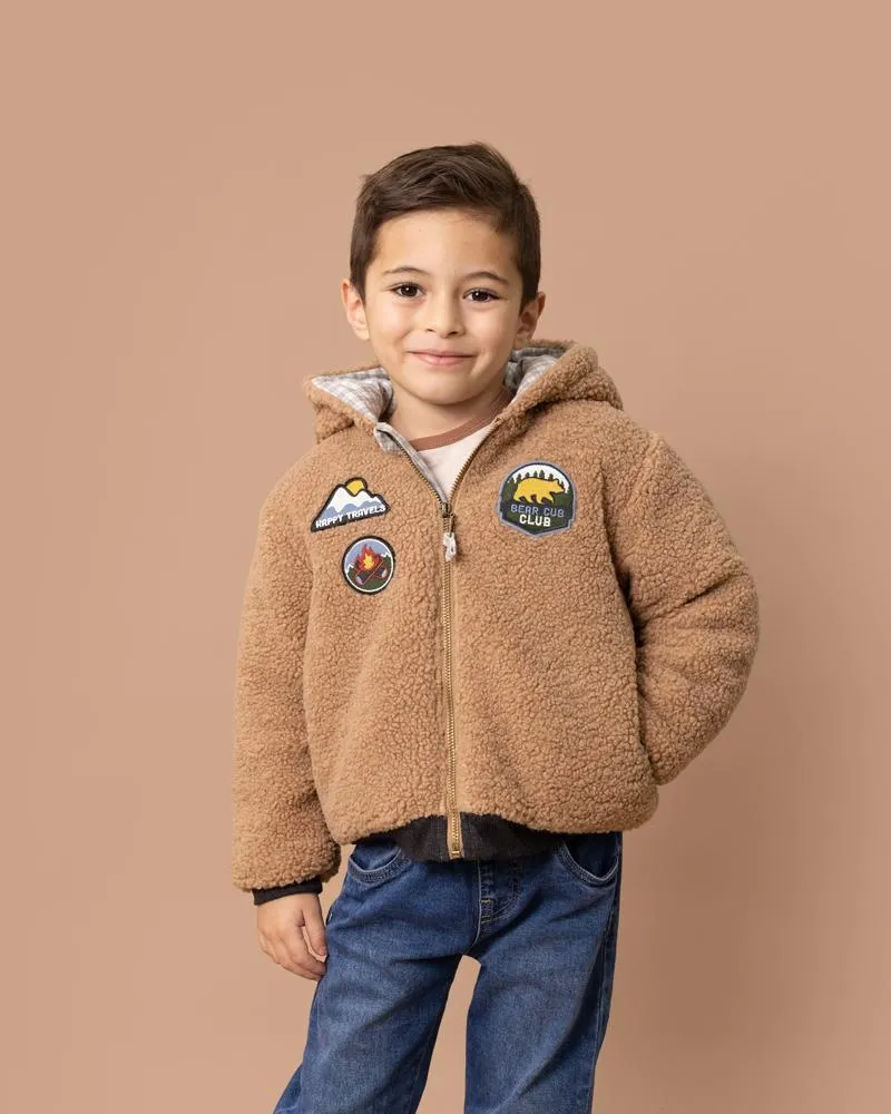 FOX & FINCH SHERPA CUB CLUB JACKET