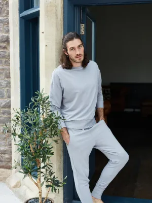 Grey Tencel Loungewear Sweater