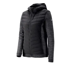 Hybrid hooded knitted jacket e.s.motion ten,ladies