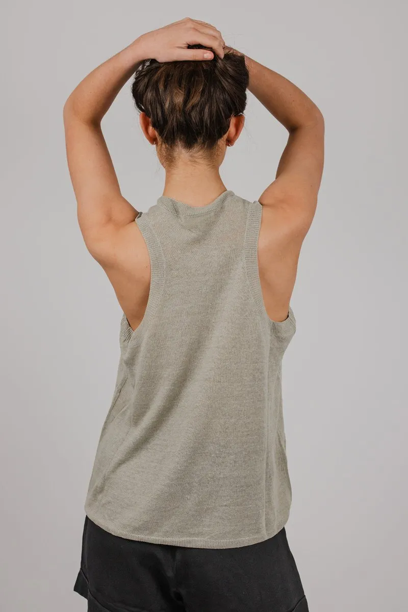 Joseph Linen Singlet