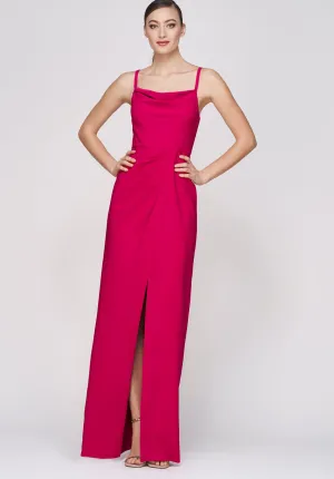 Kay Unger Evelina Dress Bright Rose