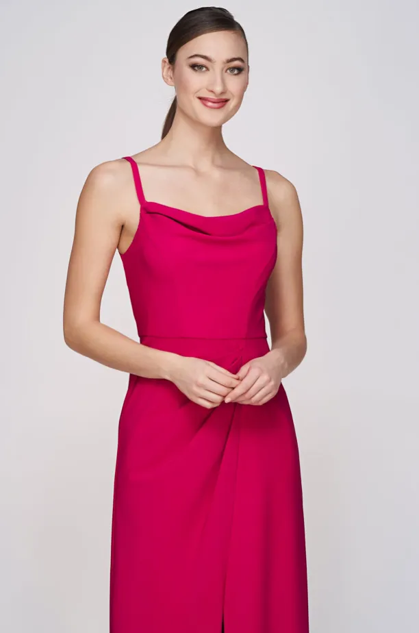 Kay Unger Evelina Dress Bright Rose