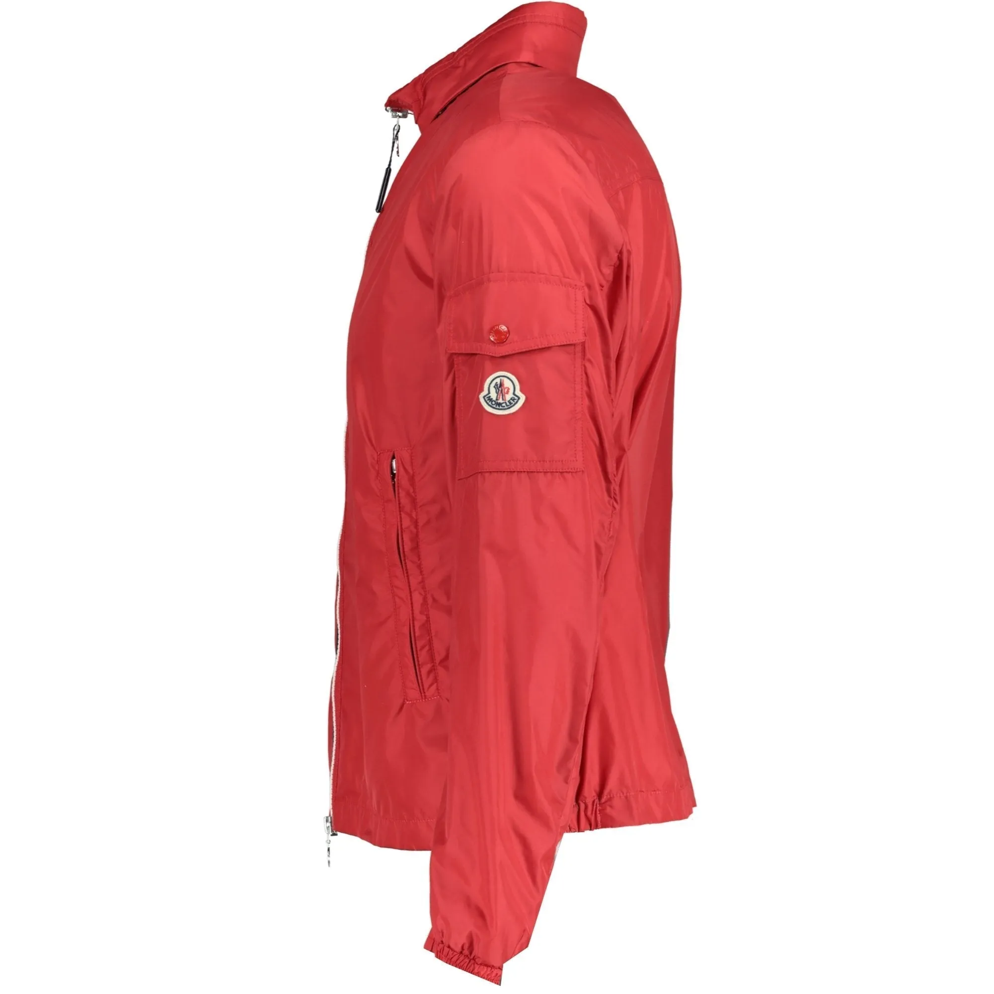 Keralle Tricolour Zip Windbreaker Jacket Red