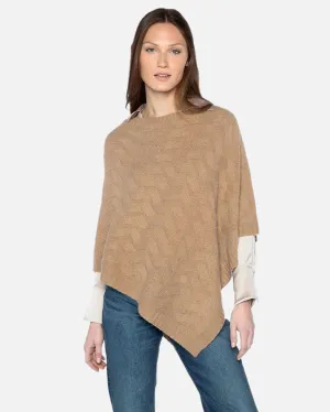 Kinross | Cashmere Cable Poncho