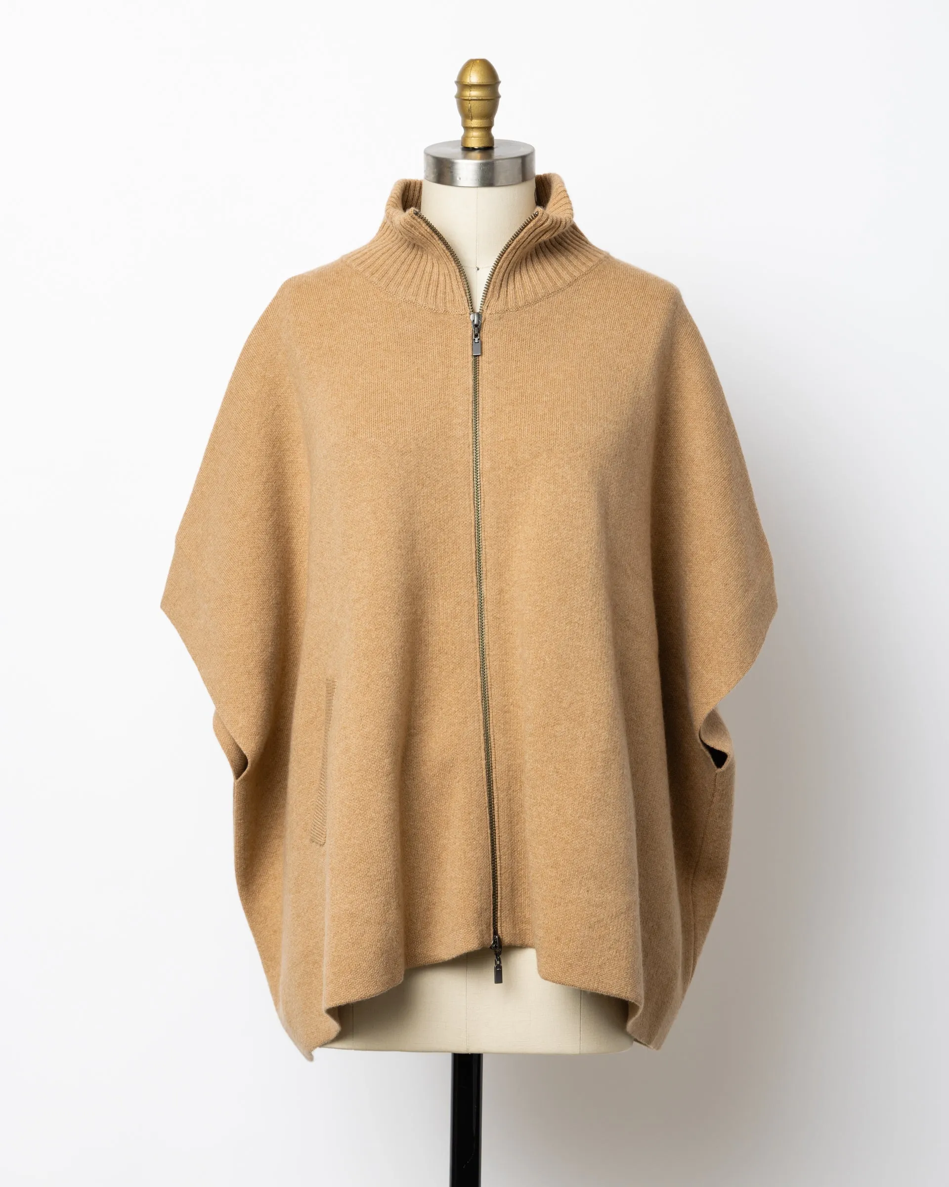 Kinross | Cashmere Sleeveless Zip Cardigan