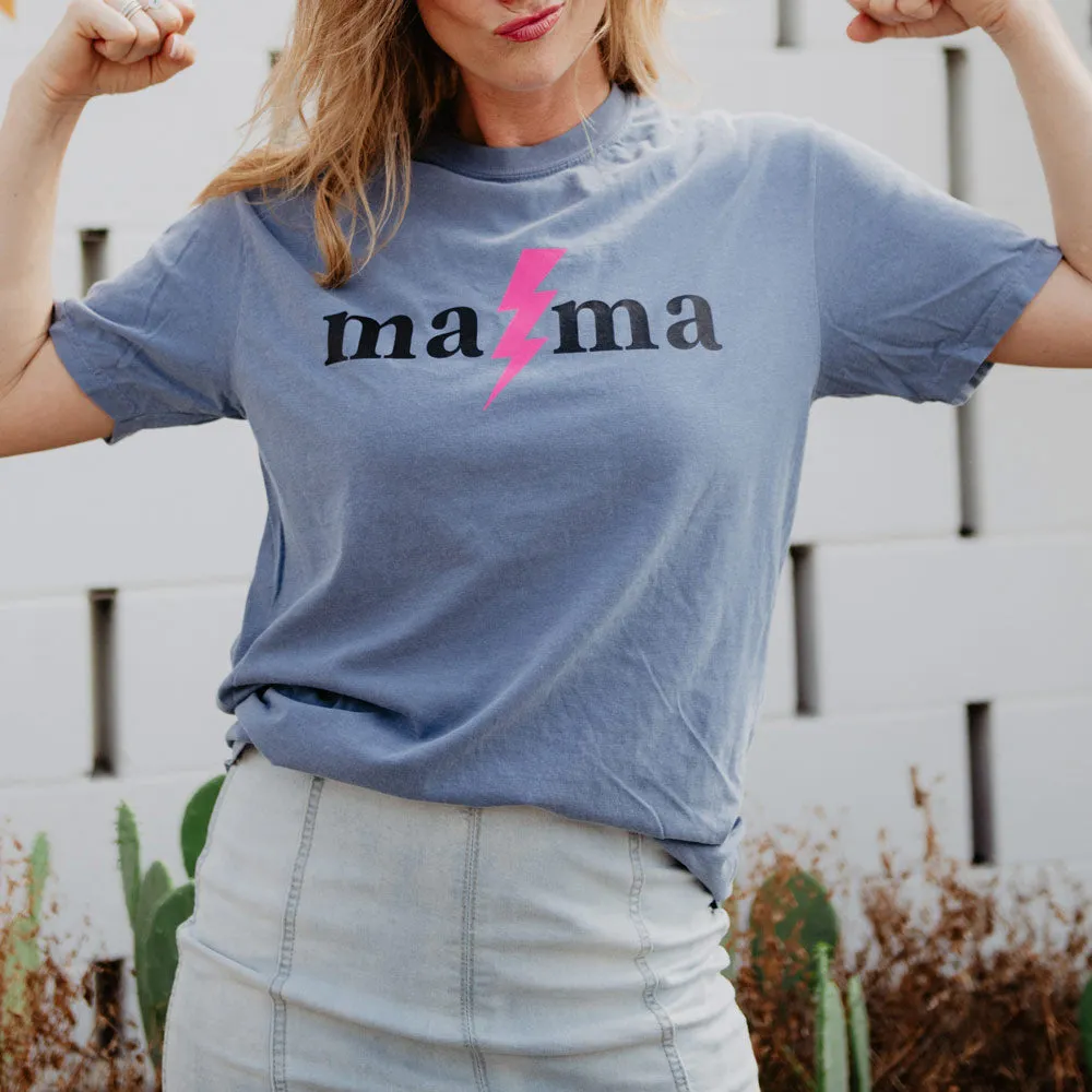 MAMA Lightning Bolt Graphic Tees