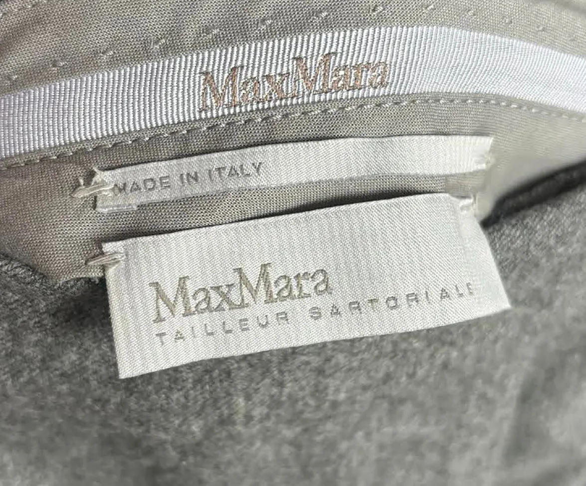 Max Mara Grey Wool Pants sz 0