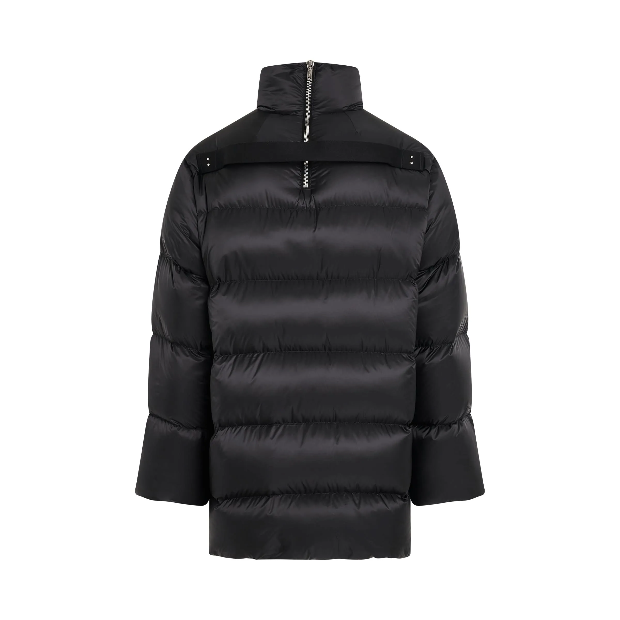 Moncler x Rick Owens Cyclopic Coat in Black