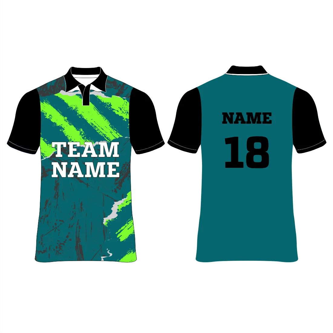 NEXT PRINT All Over Printed Customized Sublimation T-Shirt Unisex Sports Jersey Player Name & Number, Team Name .NP0080011