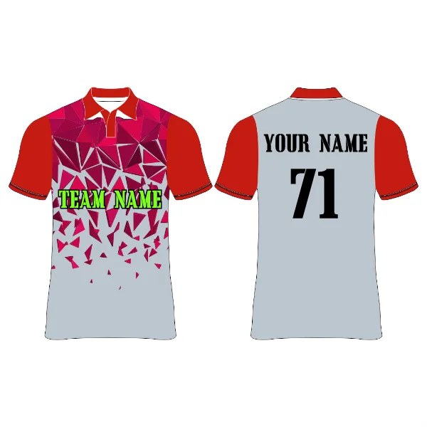 NEXT PRINT All Over Printed Customized Sublimation T-Shirt Unisex Sports Jersey Player Name & Number, Team Name.NP0080071