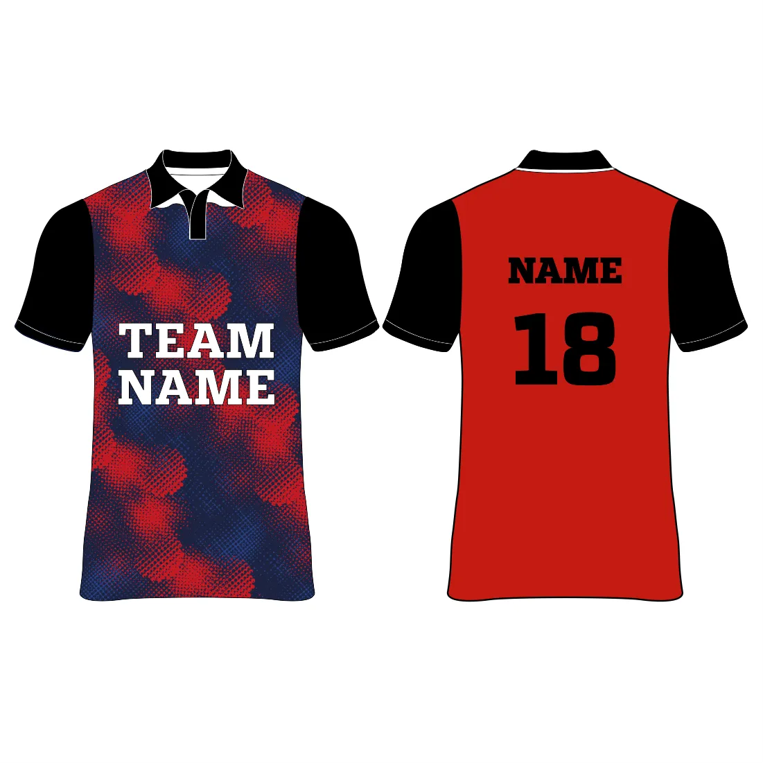 NEXT PRINT All Over Printed Customized Sublimation T-Shirt Unisex Sports Jersey Player Name & Number, Team Name.NP0080099