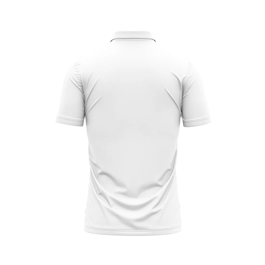 Next Print Customized Polo Neck White Jersey NPTS04