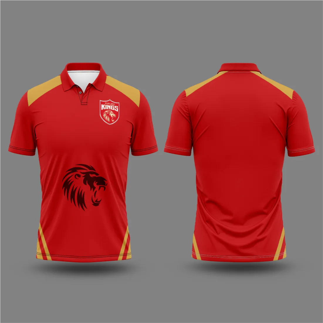 Next Print Ipl Punjab Printed Jersey.