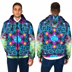 PLATONIC COSMOS | MENS WINTER HOODIE JACKET | YANTRART