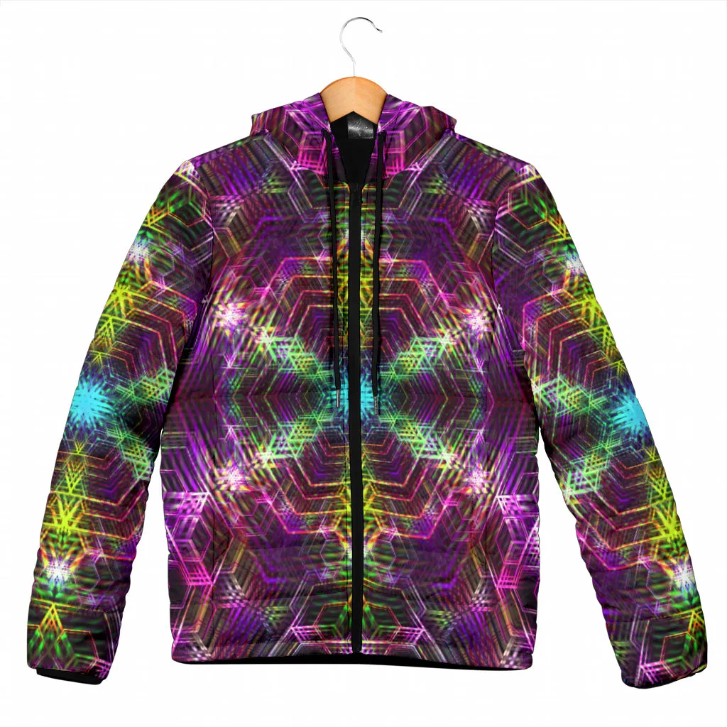 PSYCHEDELIA WARM 4RT DIMENSION | WOMENS WINTER HOODIE JACKET | YANTRART