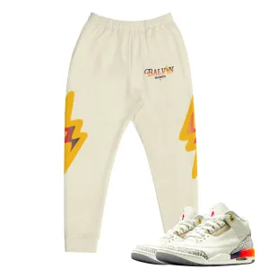 Retro 3 J.Balvin Bolt Joggers