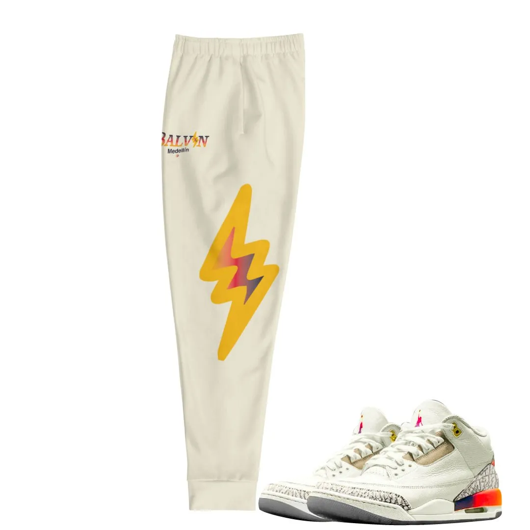 Retro 3 J.Balvin Bolt Joggers