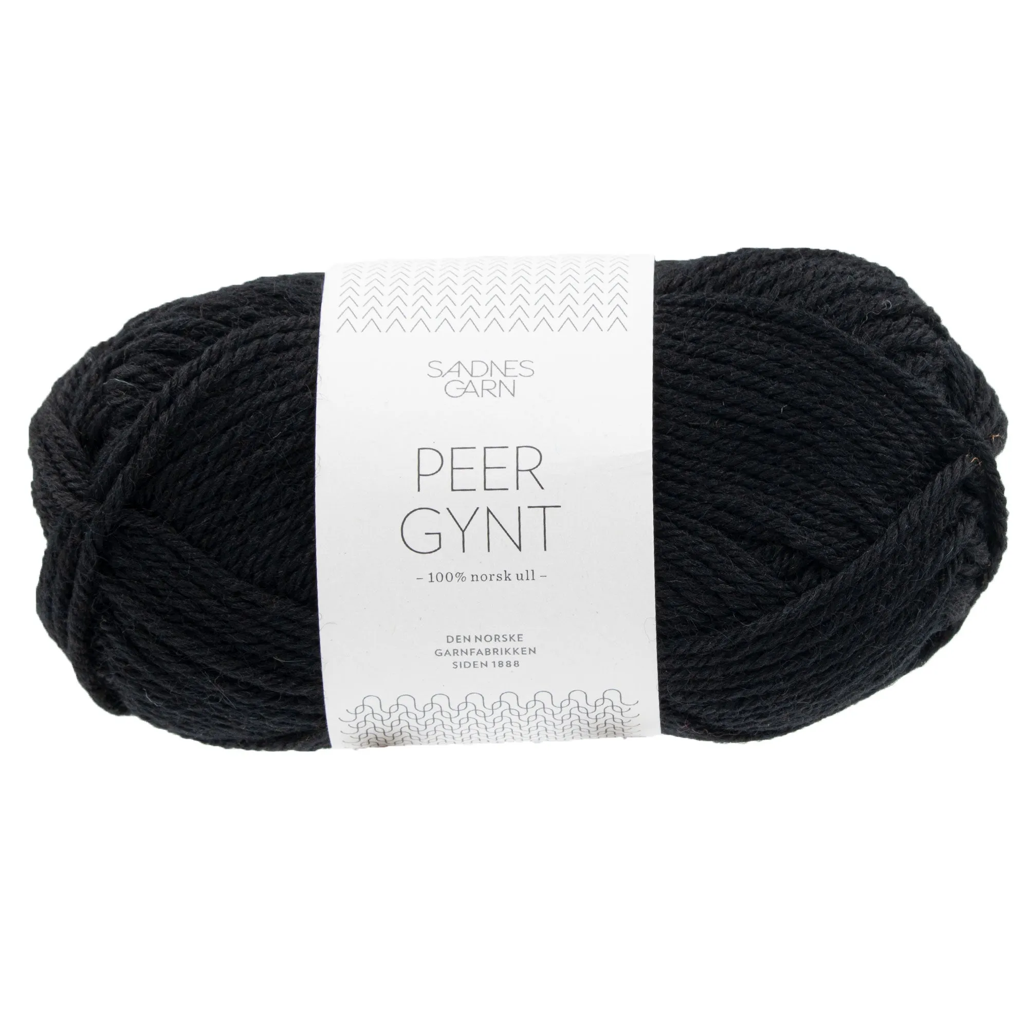 Sandnes Garn  Peer Gynt Yarn - 1099 Black