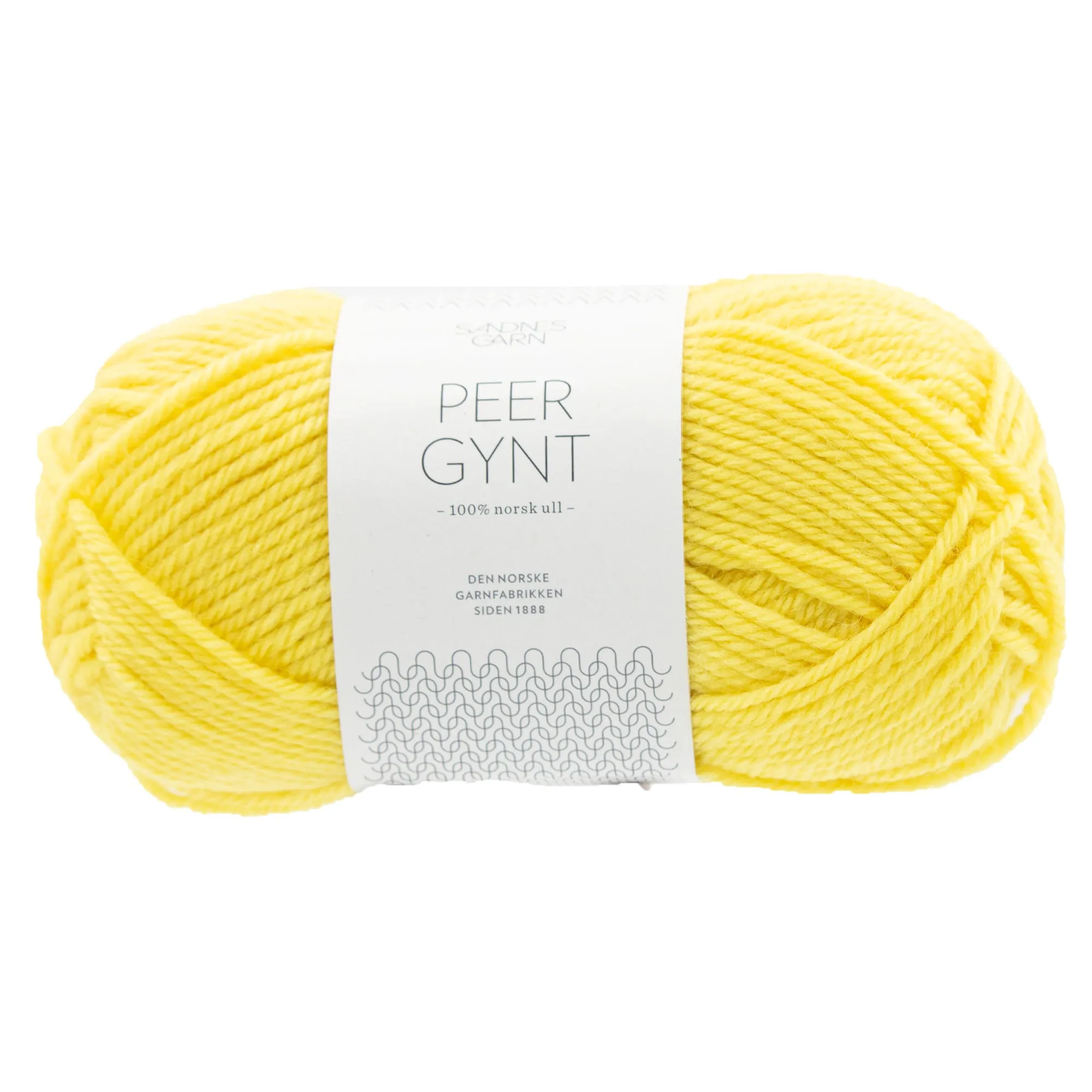 Sandnes Garn  Peer Gynt Yarn - 9004 Lemon