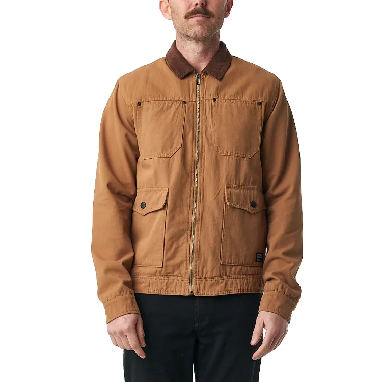 SunDiego MEDINA OVERSHIRT JACKET- ALMOND