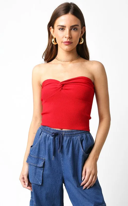 The Lana top- Red