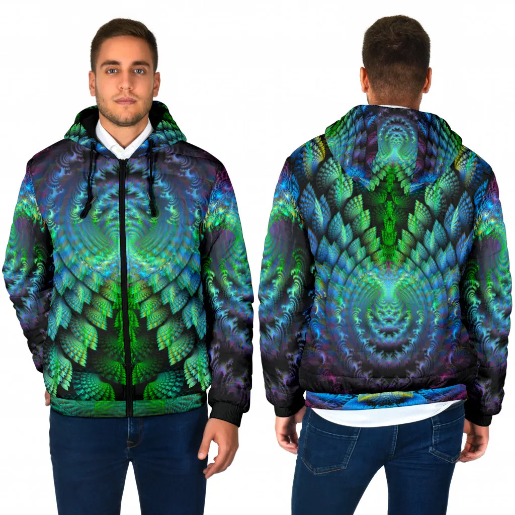 Tropical Wave | Mens Padded Hooded Jacket | POLARIS